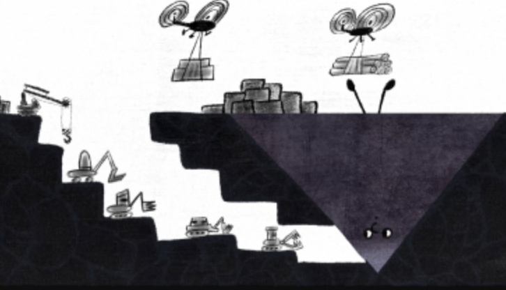 Once upon a time there was a mountain