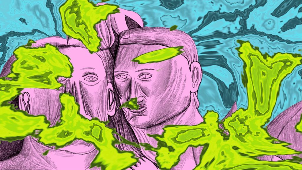 Dull Spots of Greenish Colours