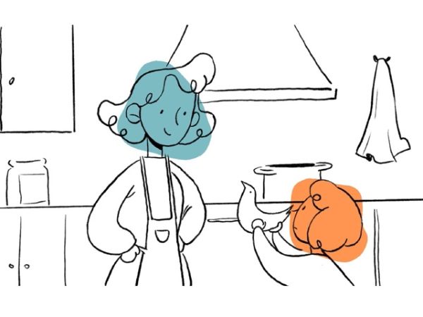 Mom and Animals by Julia Zadarko