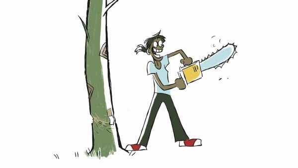 Chop it down! by Barbara Baturina