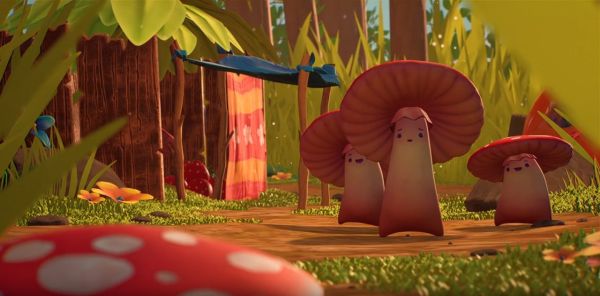 Mushroom family by Elizaveta Skripkina